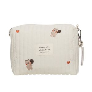 Sacs de maman en coton coréen Printemps Nouveaux sacs à couches <span class=keywords><strong>Sac</strong></span> de chariot de broderie animale - Product Image 1
