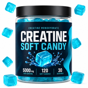 Bonbons gélifiés à la créatine monohydrate pour la récupération sportive des adultes, complément nutritionnel sportif pour la gestion de l'énergie et l'amélioration des performances - Product Image 1