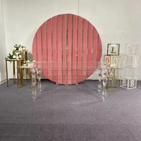 Rechteckige Luxus Event Hochzeit Ghost Acryl Tisch Party liefert klare Acryl Tisch