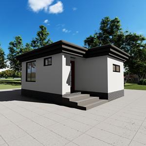 Case Prefabbricate di Alta Qualità con Strutture in Acciaio Leggero, Adatte per Protezione da Vento e Umidità Vicino al Mare - Product Image 3