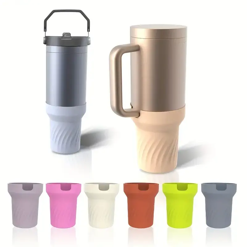 Silicone Cup Bottom Boot Para Stanley 30oz 40oz Tumblers Não-Slip Iced Coffee Cup Sleeve Silicone Bottle Boot