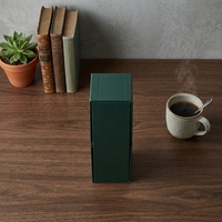 Boîte d'expédition de luxe écologique tendance en forme de tiroir magnétique en carton ondulé avec bordure dorée et impression en relief