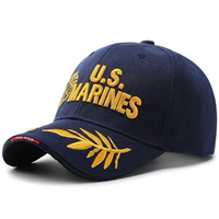 Gorra de Béisbol con Logotipo Personalizado OEM, Bordado 3D, Temática Americana, 100% Poliéster, Unisex, Transpirable, Ajustable, Protección Solar
