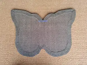 Home Decorative Butterfly Rug Ready To Ship Custom Shaped Logo Rugs
