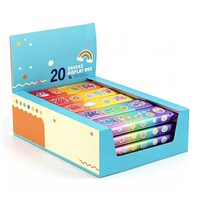 Conteneur de présentation en papier imprimé avec pelliculage mat personnalisé, conception sur mesure pour la merchandising de desserts et d'épicerie