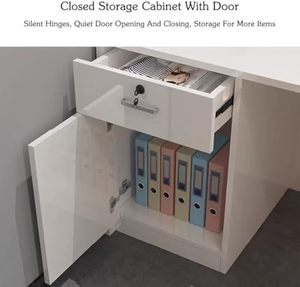 Mostrador de Recepción Moderno con Forma Artística <span class=keywords><strong>para</strong></span> Salón, Oficina, Hotel, <span class=keywords><strong>Spa</strong></span> - Product Image 5