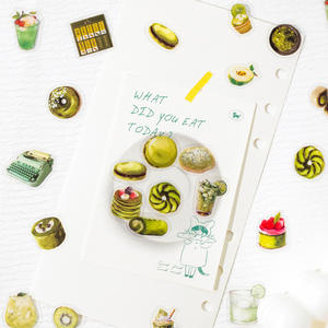 1000 autocollants par boîte, série Idle Coffee Moments, autocollants décoratifs pour carnet, 2 modèles - Product Image 4