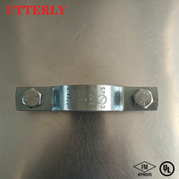 Série UTT60 NFPA FM UL – Collier de serrage en acier au carbone personnalisé, pince/support métallique de qualité supérieure pour conduites d'incendie industrielles
