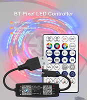 Contrôleur de bande lumineuse LED numérique adressable RGBIC DC5V USB avec contrôle par application SK6812 WS2811 WS2812, contrôleur de musique LED numérique