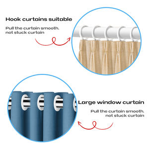 <span class=keywords><strong>Barre</strong></span> de cintre rétractable pour armoire, séchoir à linge extensible pour une solution de stockage efficace - Product Image 5