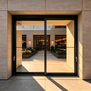 Puerta Corredera de Granero Deioux de Primera Calidad con Acabado de Madera Rústica para Armario, Precio de Mayoreo Directo de Fábrica - Product Image 1