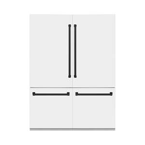 Réfrigérateur encastrable à porte française de 60 pouces, édition Autograph, avec congélateur bas, distributeur d'eau et machine à glaçons, 32,2 pi³ Ft Power Stainless - Product Image 1