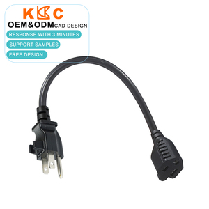 Câble d'extension d'alimentation avec système de verrouillage, cordon mâle-femelle US pour PDU et usage bureautique - Product Image 1