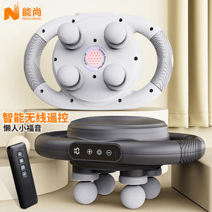 Masajeador de Cuello Inteligente NS401 Negro Gris, Recargable por USB, con Vibración y Amasamiento, Dispositivo de Masaje Corporal Completo - Product Image 3