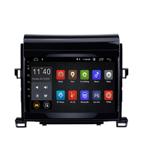 Radio mobil 9 inci Android 12, Radio mobil Multimedia pemutar Video navigasi GPS untuk Toyota ALPHARD Vellfire ANH20 2009-2014