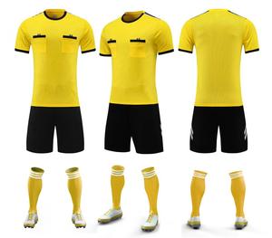 Toptan futbol hakem Jersey seti profesyonel nefes yetişkinler çocuklar futbol forması hakem futbol forması - Product Image 6