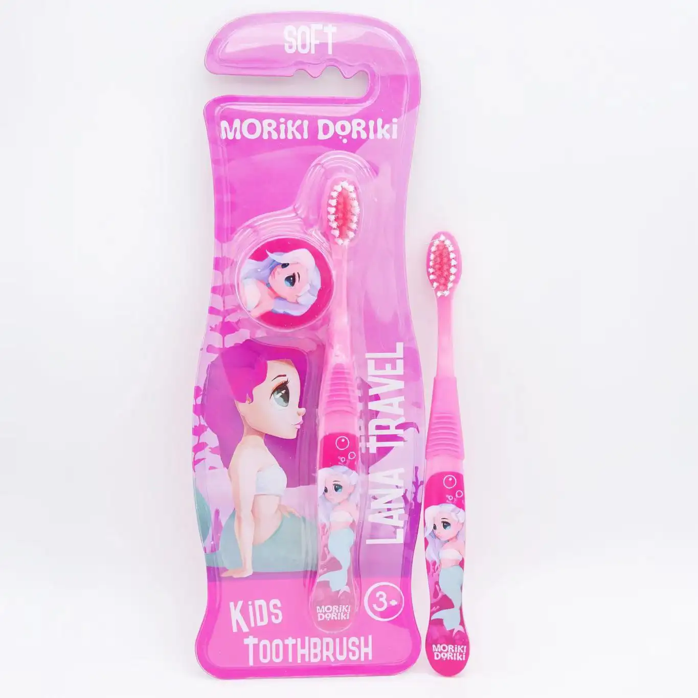 Juego de cepillos de dientes para niños de fabricante chino al por mayor, cepillo de dientes para niños con diseño de dibujos animados