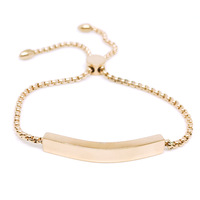 Bracelet tendance simple en acier inoxydable 316L, personnalisable, étanche et hypoallergénique, idéal comme cadeau - Collection Zhongzhe