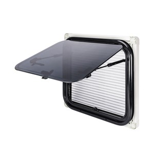 Fenêtre de caravane en verre acrylique avec cadre en aluminium E-Mark 700x400mm, fenêtre de remplacement pour camping-car, caravane, motorhome - Product Image 2