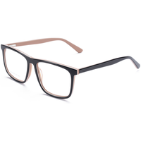 Monture de lunettes rectangulaire classique Elan Optical RD26064, très vendue, monture intégrale unisexe en acétate, lunettes optiques écologiques