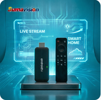 Sumavision 2026 Dispositivo de Streaming Android 15 WiFi6 Quad Core 4K HDR/H265 Android TV Stick 2GB+8GB con Control Remoto por Voz BT