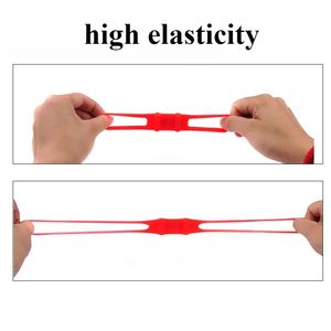 1/5 pièces Sangle légère en silicone pour support de lampe de vélo sur guidon, très élastique, multi-usage, fixation pour support de lumière - Product Image 2