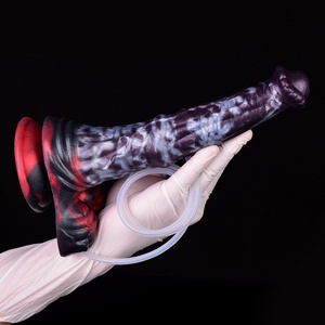 NNSX Soft Silicone Realistic Penis Horse Squirting <b>Dildo</b> for Women G Spot Stimulation Females Big Dick Suction Cup Sex Toys - Product Image 5