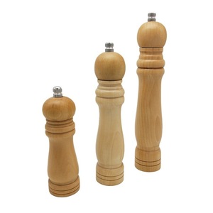 Molinos <span class=keywords><strong>de</strong></span> Sal y Pimienta Manuales <span class=keywords><strong>de</strong></span> Madera <span class=keywords><strong>de</strong></span> Caucho <span class=keywords><strong>de</strong></span> Alta Calidad en Oferta, Juego <span class=keywords><strong>de</strong></span> Molinillos <span class=keywords><strong>de</strong></span> Bambú para Especias, Salero y Pimentero para Cocina - Product Image 6