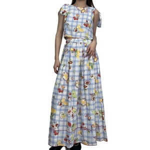 ชุดเซ็ตสองชิ้นสำหรับผู้หญิง ลายพิมพ์ตามสั่ง คุณภาพสูงจากโรงงานผู้ผลิต (OEM) สำหรับฤดูร้อน - Product Image 6