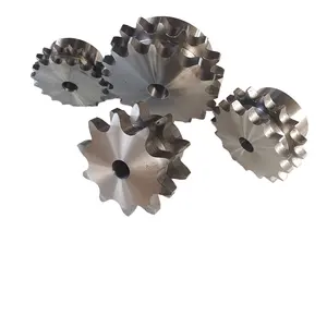 C45 Steel ISO Standard Double Row Roller Chain Sprocket With OEM Customization Support