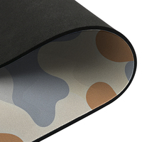Tapis de souris de jeu esthétique tactique à imprimé camouflage en caoutchouc naturel et tissu polyester, antidérapant et imperméable, pour bureau, ordinateur portable et clavier