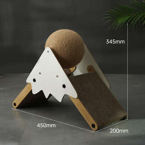 Poste Rascador para Gatos Interactivo y Ecológico Más Vendido, con Material de Sisal, Diseño de Montaña Nevada, Función de Árbol para Gatos - Product Image 5