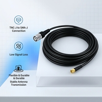 Câble coaxial RF à faible perte TNC SMA 3M, rallonge d'antenne pour GNSS RTK, prêt à l'emploi, transmission de signal stable