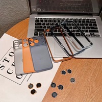 Meilleur Nouveau Film de Protection Instantané 17 en 1 pour iPhone 13 14 15 16 Pro Max, Film Adhésif Arrière Intégré Givré à Grande Fenêtre