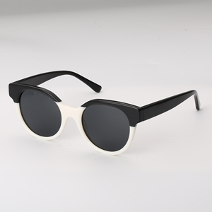 Nueva Llegada SA0258 Gafas de Sol Redondas Unisex de Acetato con Montura Completa, Protección UV400, para Adultos, OEM, Disponibles, Alta Calidad - Product Image 2