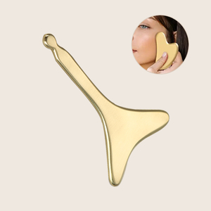 Most <strong>Popular</strong> Products for 2024 Hand Held Body Massager Gua Sha Massage Face Brass Copper Guasha Massage Tool - Product Image 4