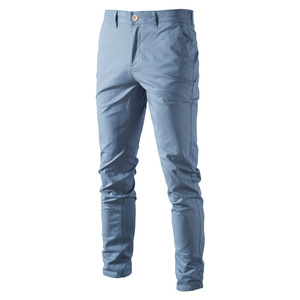High Quality Wholesale Casual <strong>Pants</strong> <strong>Men</strong> New Business Fashion <strong>Slacks</strong> Straight Trousers <strong>Men's</strong> Trouser - Product Image 3