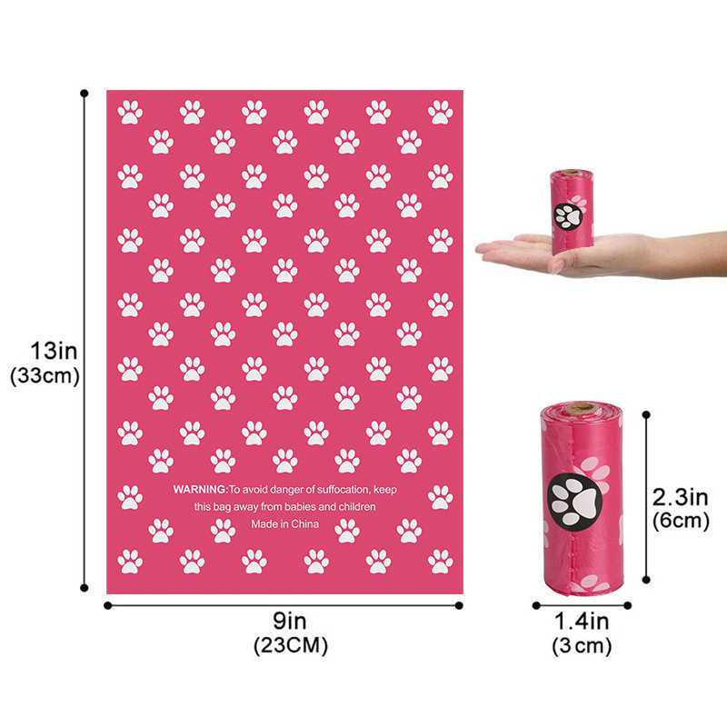 Empreintes de poudre dégradables de 0,01 mm - rose