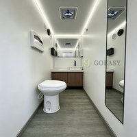 Goeasy Mobile Toilettes Extérieures de Luxe en Panneaux Sandwich Écologiques Durables Portables pour Camping-Caravane