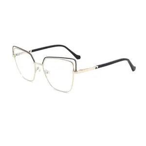 نظارات مربعة نظارات القط نظارات فاخرة للنساء TR90 إطارات نظارات بصرية مضادة للضوء الأزرق