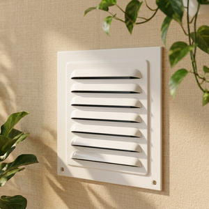 Rejilla de Ventilación Cuadrada de Aleación de Aluminio para Pared, 180 Lamas, Espaciado de 1/2, Resistente a la Lluvia, Moderna, Fácil Instalación para Extracción de Aire en Paredes Exteriores - Product Image 5