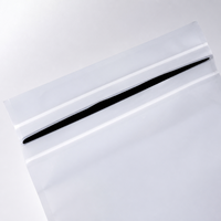 Sacs Ziplock en PLA PBAT givré mat, compostables, 100 % biodégradables en amidon de maïs, disponibles en différentes tailles