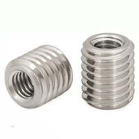 Internal External Thread Insert Nut Stainless Steel Thread Conversion Reducer M3 M4 M5 M6 Threaded Sleeve Insert