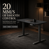 Moteur de bureau électrique anti-collision AOR, 3 mémoires prédéfinies, charge statique 200 kg, levage stable 20 mm/s, vente en gros usine
