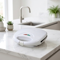 Machine à sandwich électrique automatique en plastique JD20302 de l'usine Ningbo Huaqi, OEM, marque privée, 2 tranches, pour les distributeurs mondiaux