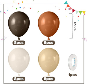 Wholesale Eco-friendly 36inch Retro Latex Balloons Mixed Colors Free Customizable Sizes for Birthday Christmas Easter Parties - Product Image 2