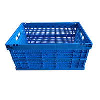 Heavy Duty plus intelligent entrepôt stockage solution logistique en plastique empilable pliable pliable caisse fourre-tout boîte de chiffre d'affaires
