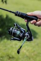 Moulinet de pêche spinning métallique Bilins pour lancer longue distance, équipement de micro-pêche, utilisation main droite, rapport de transmission 6.2:1, 13+1 roulements