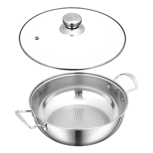 Casserole à <span class=keywords><strong>vapeur</strong></span> européenne en acier inoxydable pour cuisinières à gaz et à induction, capacité de 3 L, écologique avec couvercle en <span class=keywords><strong>verre</strong></span> - Product Image 5