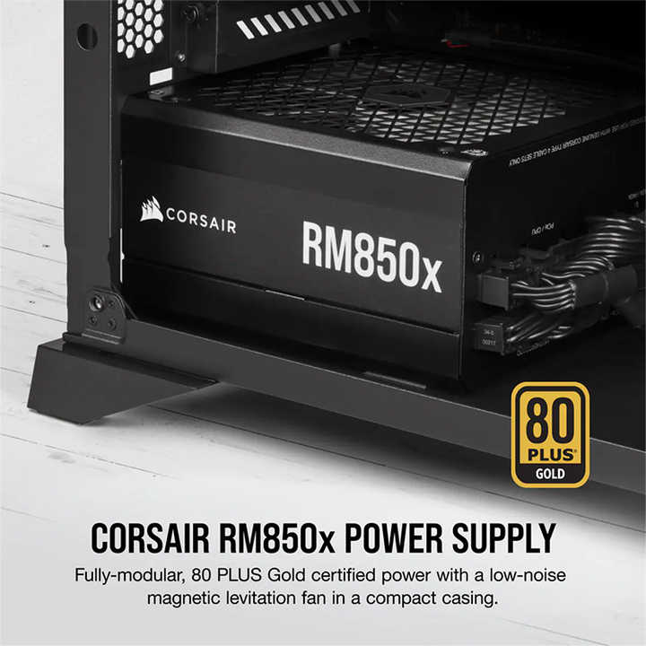 CORSAIRRMxシリーズRM850x850W完全モジュラー電源、80 PLUSゴールド 